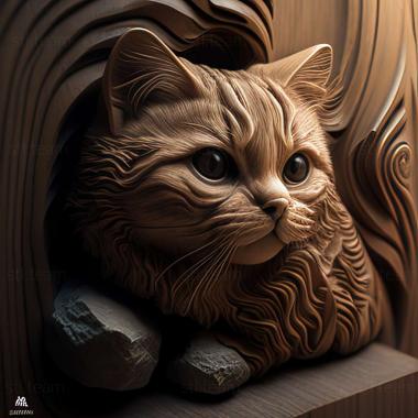 3D модель Сококе кошка (STL)